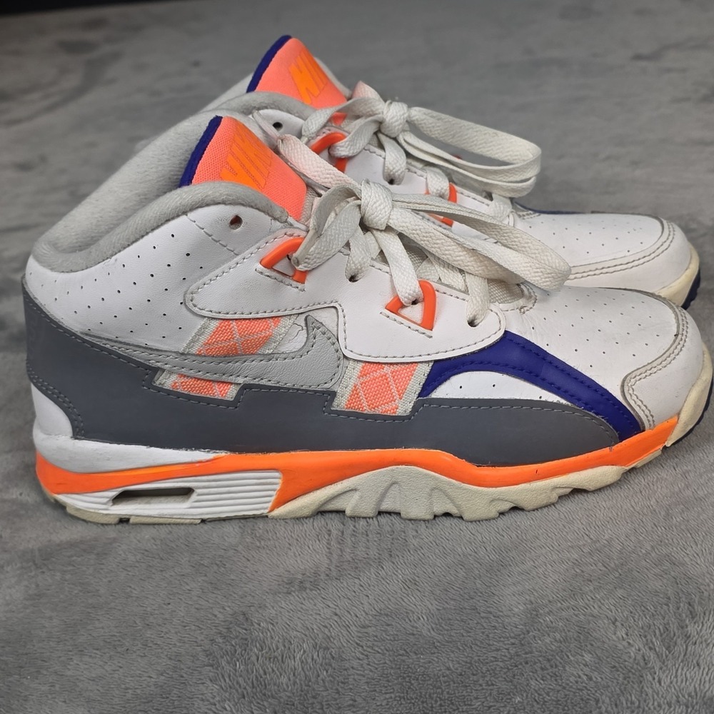 Nike Air Max Trainer SC Orange White DV2353-100 US Size 2.5Y - Picture 1 of 9